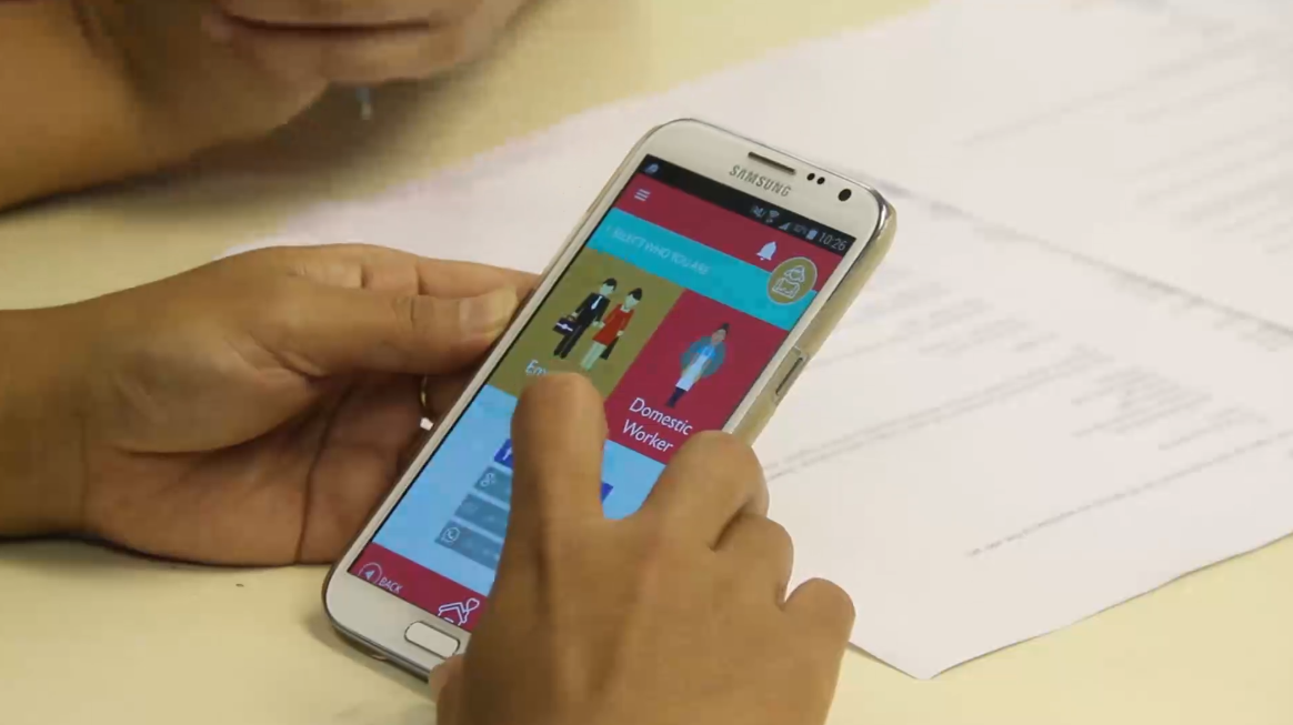 IBM and IOM prototype game-changing mobile app to help domestic workers.