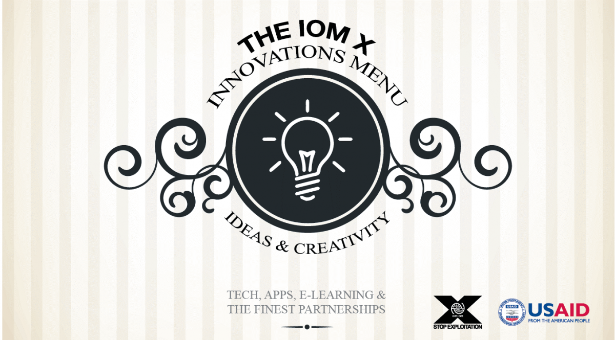 “Waiter – The IOM X Innovations menu please!”